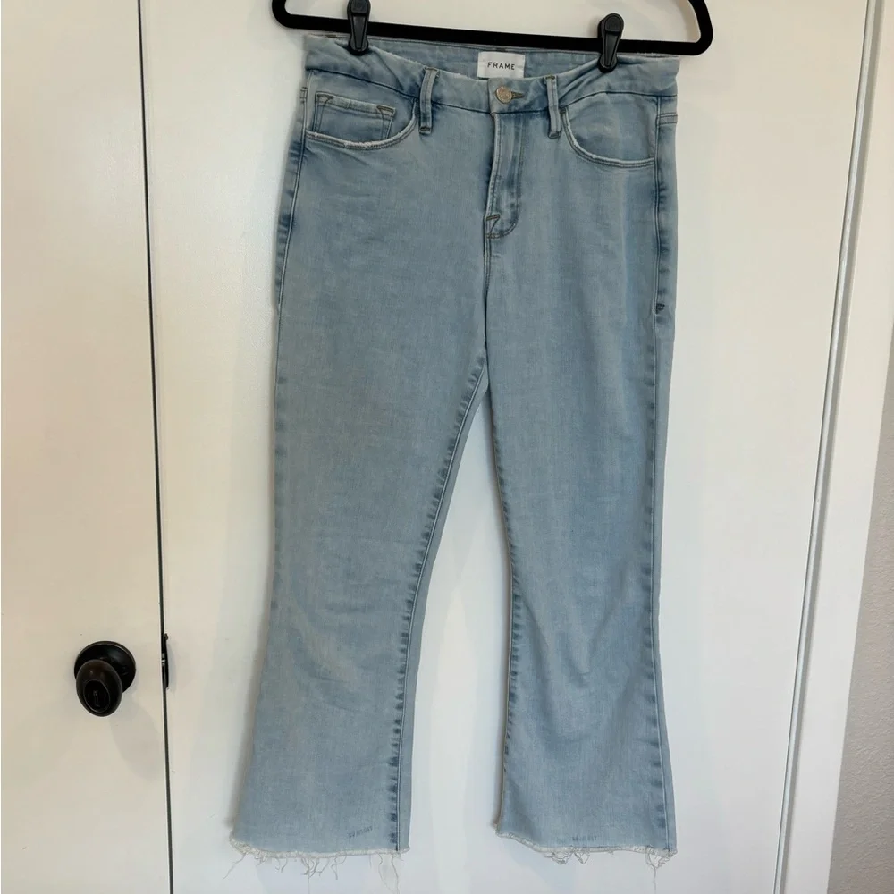 FRAME Women's Le Crop Mini Boot Jeans Size 29 - Picture 4 of 9